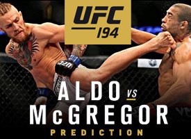 Connor McGregor vs Aldo UFC 194 MMA Octagon Prediction Notorious Knockout in 4 minutes