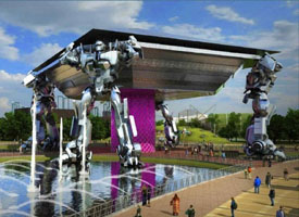 Opening of the World first robots theme park: ROBOT LAND in Incheon, South Korea