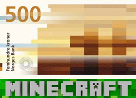 Norway releases new pixel banknotes with a la Minecraft design